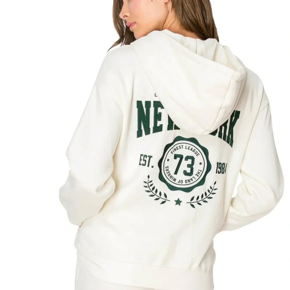 Cali1850/Lazy Sunday Two Piece Set. Shorts and Zip up hoodie - Picture 2 of 10